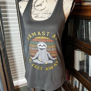 Cute Sloth Yoga Tank